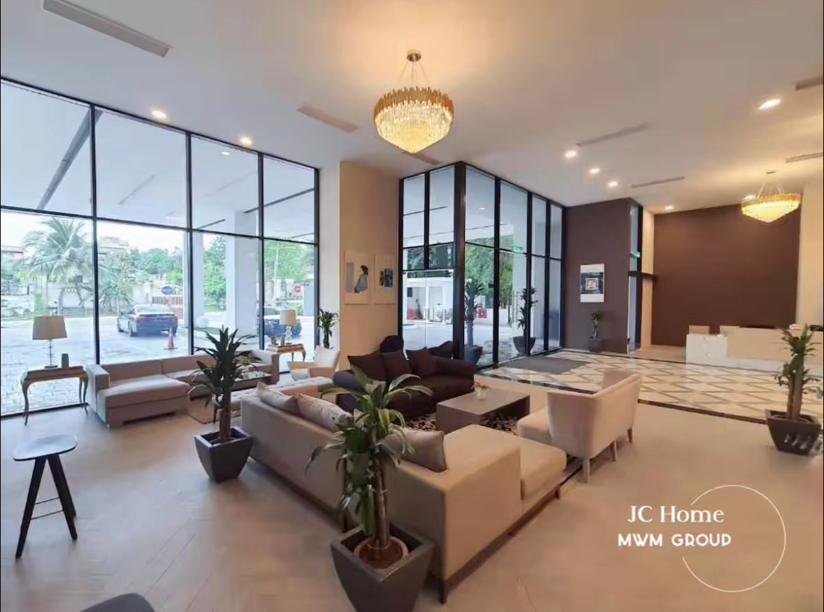 Lobby lounge seating area
